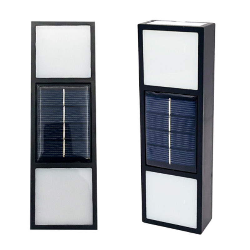 Solar Step Light Outdoor Courtyard Decorative Lamp Wall Lamp Auto Switch Night Lamp Terrace Waterproof Railing Lamp