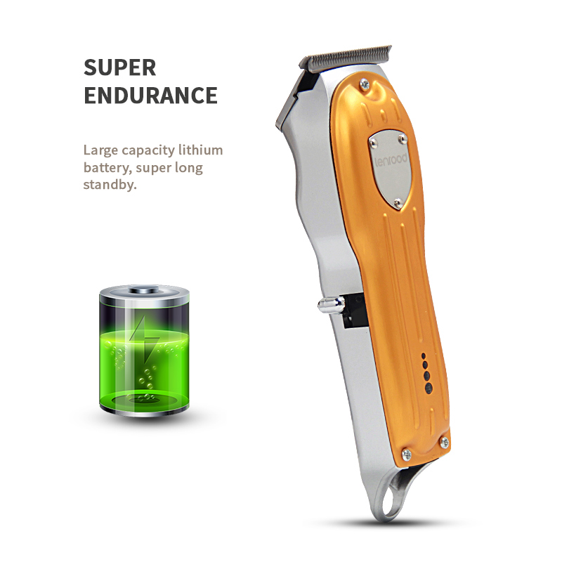 Linlu LR-1022 Long Battery Life Battery Power Display Hair Scissors Men&#039;s One-Click Switching Type Hair Clipper