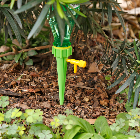 Automatic Watering Device Water-Dropper Drip Irrigation with Switch Control Valve Lazy