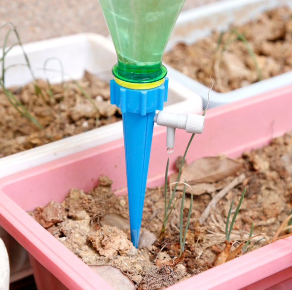 Automatic Watering Device Water-Dropper Drip Irrigation with Switch Control Valve Lazy