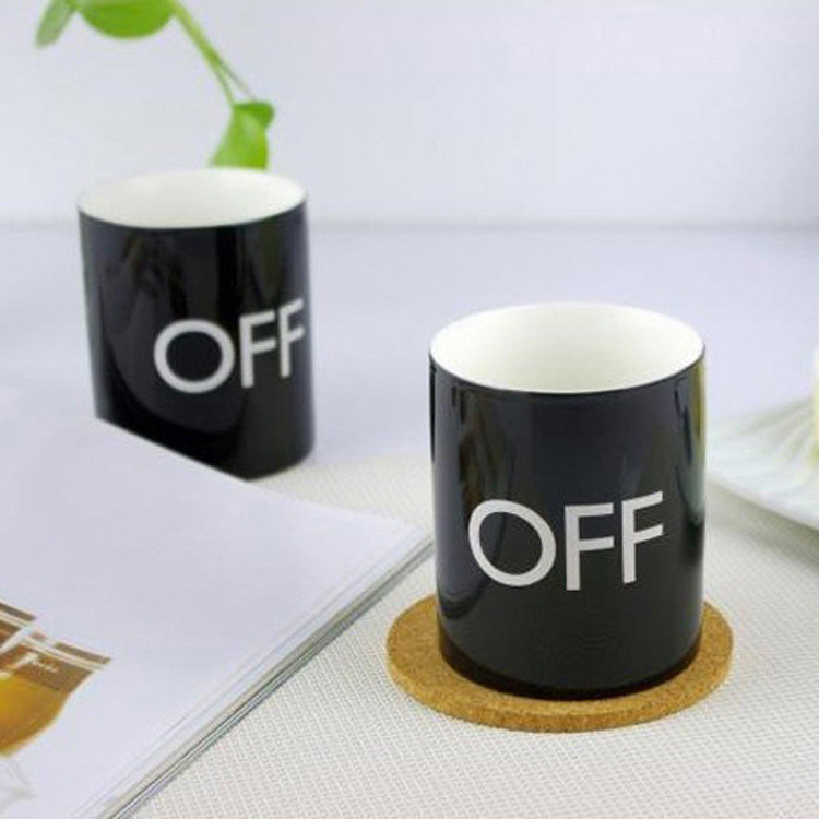 Switch cup switch color changing cup creative cup color changing ceramic cup