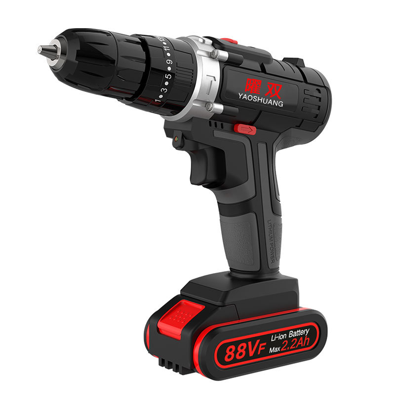 German Joint Venture 88vf Cordless Drill Lithium Electric Drill Household Pistol Drill Electric Hand Drill Electric Screwdriver Electric Screwdriver Electric Switch