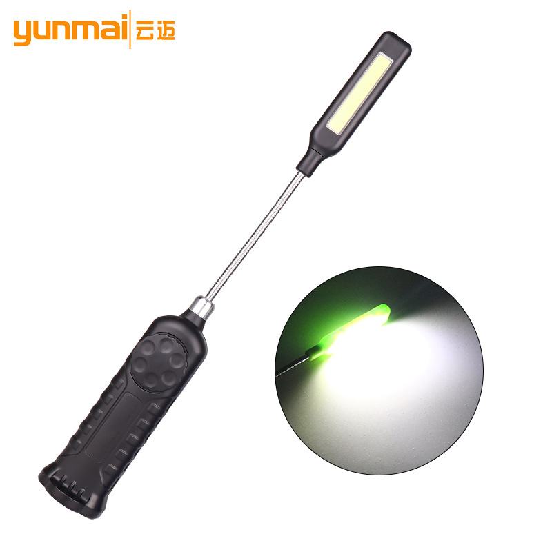 Cross-Border New Arrival Led Strong Light Flashlight Rotary Switch Electrodeless Variable Light Outdoor Strong Light Lamp Emergency Inspection Lamp
