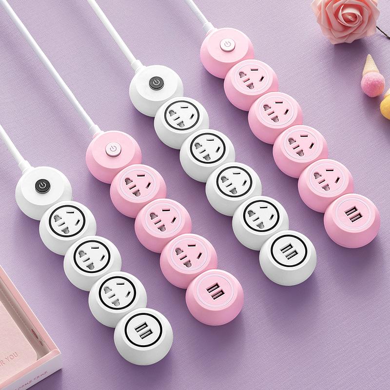 Extension Sockets Power Strip with USB Socket MultiFunction with Long Line Switch Porous Household HighPower Patch Board