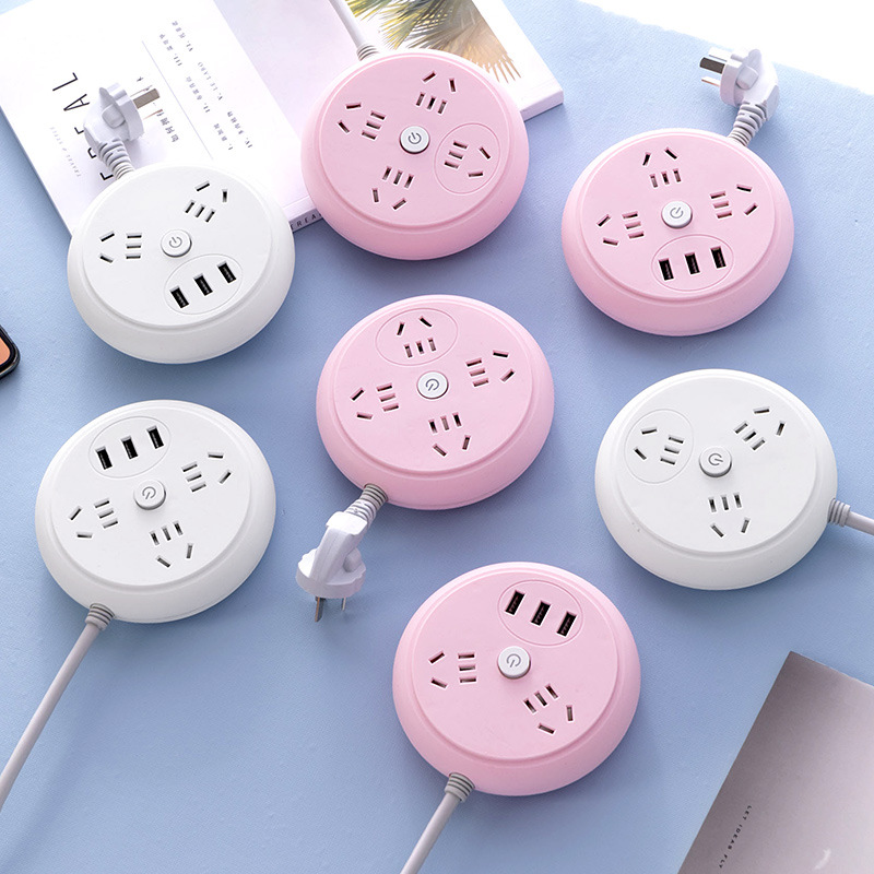 Extension Sockets Power Strip with USB Socket MultiFunction with Long Line Switch Porous Household HighPower Patch Board