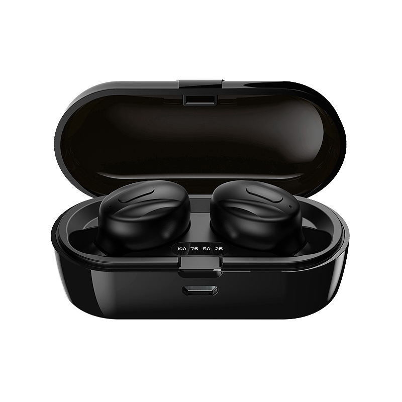 Cross-Border TWS Real Wireless Smart Digital Display Bluetooth 5.0 Stereo Headset Master-Slave Switching Noise Reduction Mini Headset