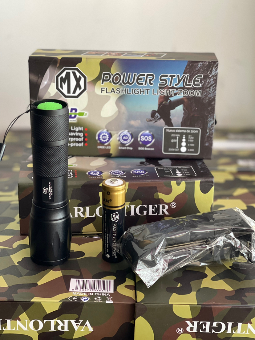 MINGXIN TORCH MX-812-T6 Aluminum alloy rotary switch rechargeable battery dual-purpose strong light flashlight