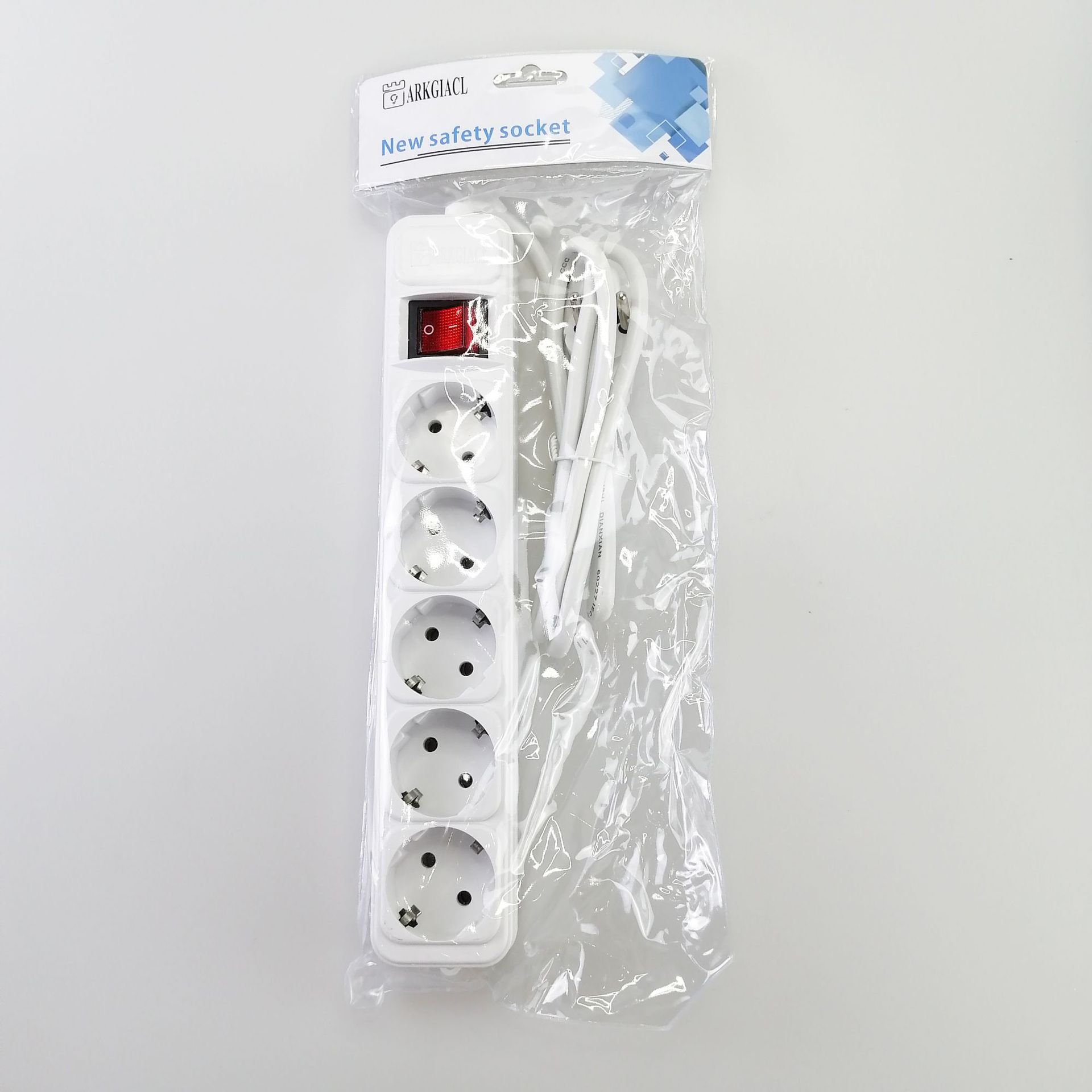 French Five-Bit Plug Board with Switch Connector Socket Patch Board Vache French 3 M Wire African with USB