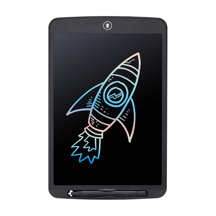 8.5-Inch 12-Inch Color Thick Handwriting LCD Tablet with Switch Children&#039;s Graffiti Writing Board Factory Direct Sales