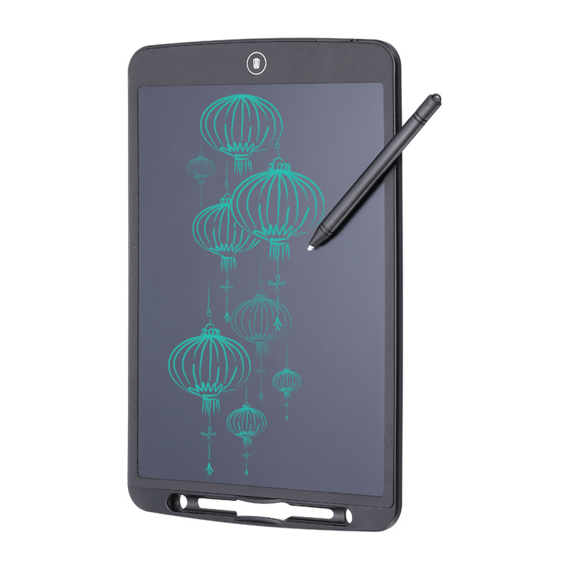 8.5-Inch 12-Inch Color Thick Handwriting LCD Tablet with Switch Children&#039;s Graffiti Writing Board Factory Direct Sales