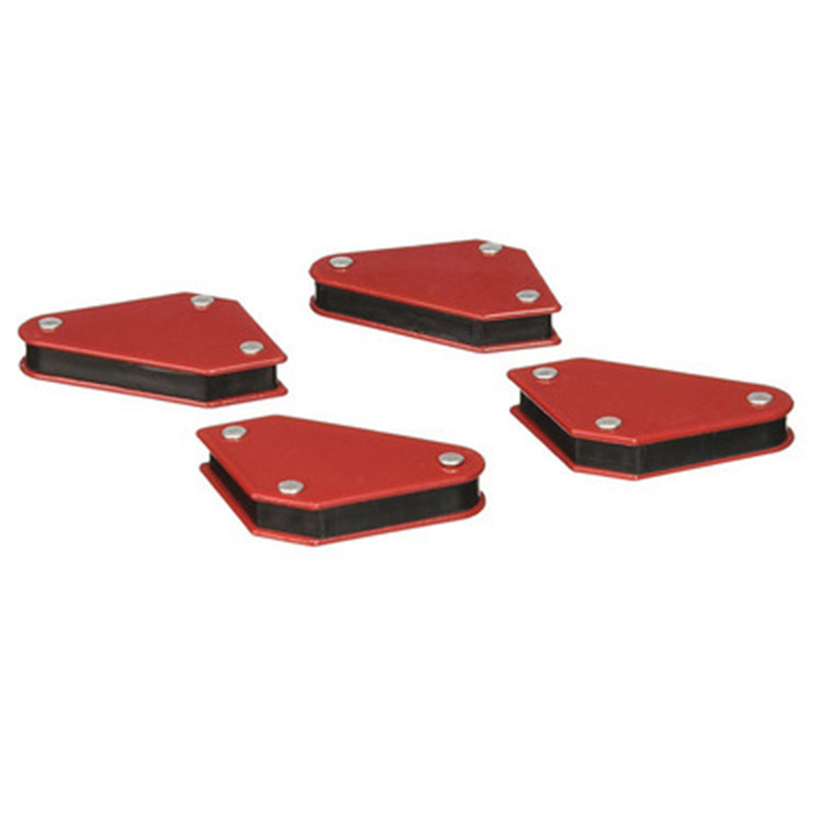 Mini 4-Piece Triangle Welding Locator without Switch Magnetic Fixed Angle Tool Welding Accessories 9lb