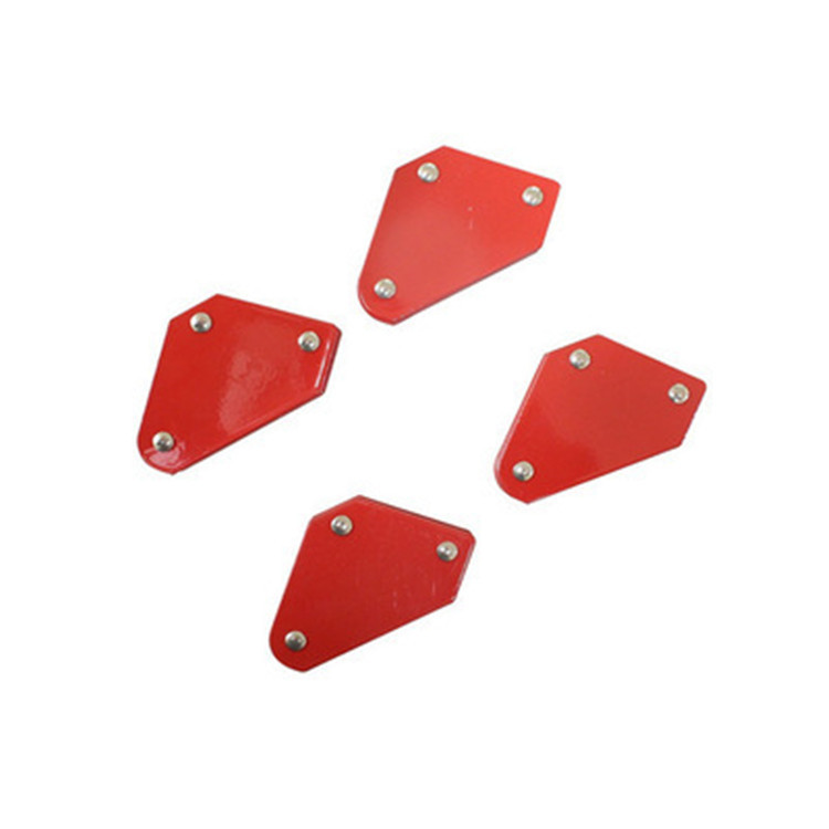 Mini 4-Piece Triangle Welding Locator without Switch Magnetic Fixed Angle Tool Welding Accessories 9lb