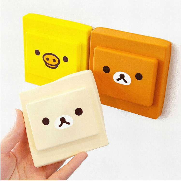 Cartoon Switch Cover In Creative Household Silica gel dust-Proof switch Wall power Supply cover