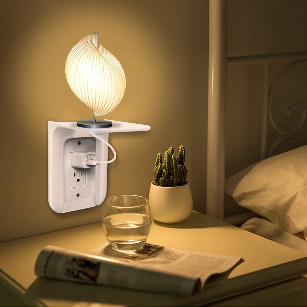 Second Generation Detachable Switch Socket Storage Rack Simple Wall Mounted Storage Rack Mobile Phone Charging Storage Rack Factory Direct Sales