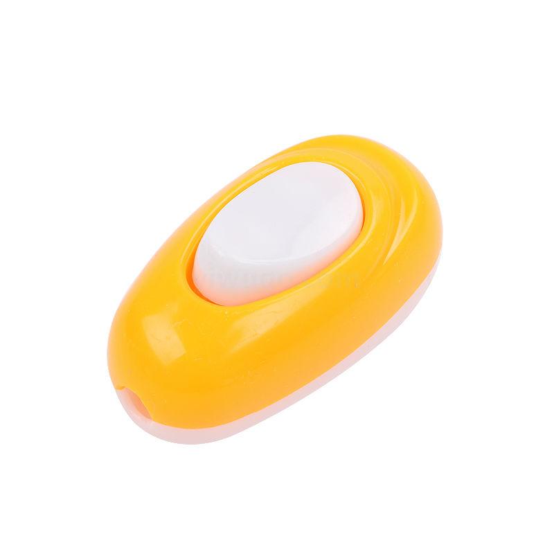 High - grade household bedside switch electrical line switch yellow and white single switch