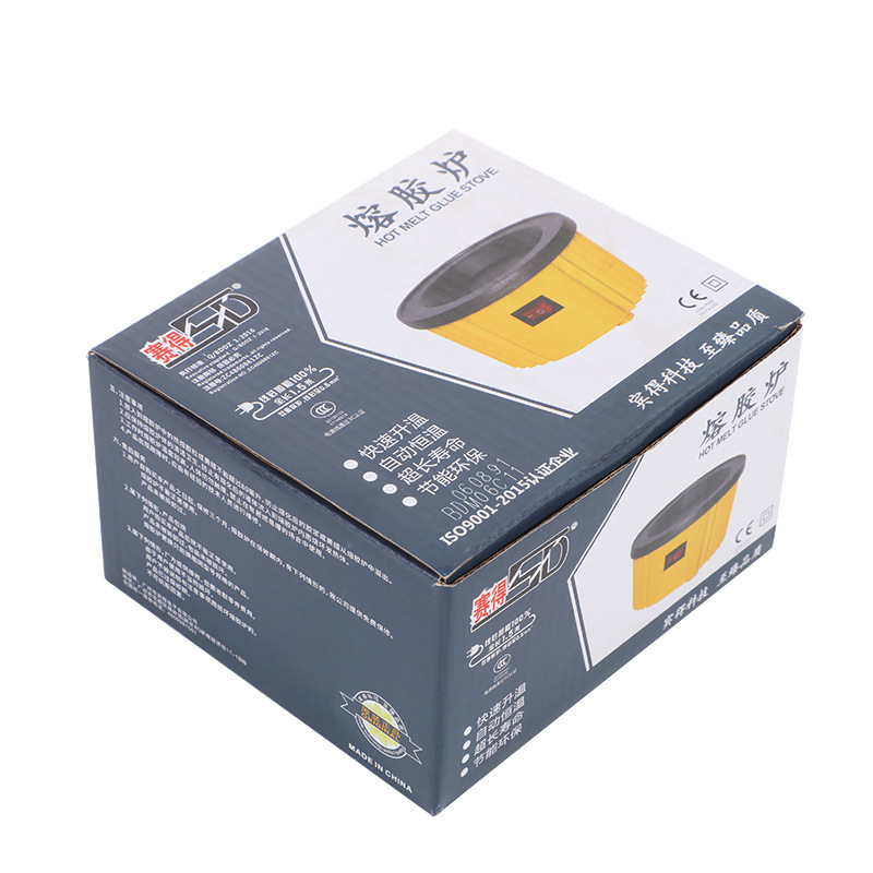 Small Size with Switch 100W Hot Melt Glue Furnace Portable SD-108 Sol Glue Pot