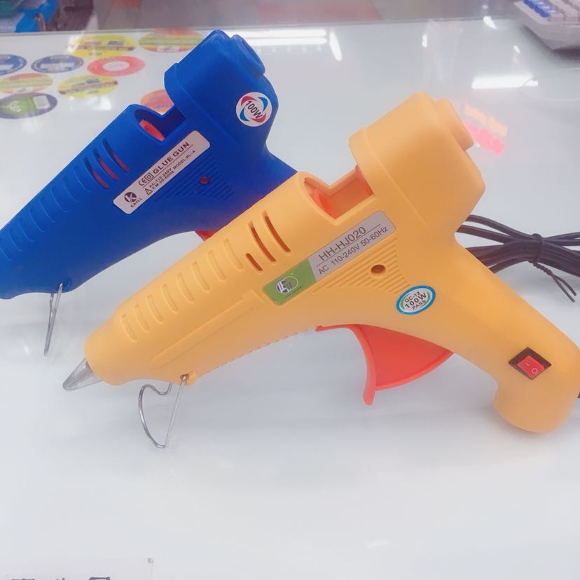 100W tape switch 80w glue gun hot melt adhesive rod special power yiwu glue gun manufacturer electricity