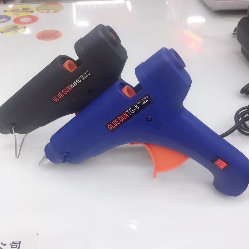 100W tape switch 80w glue gun hot melt adhesive rod special power yiwu glue gun manufacturer electricity