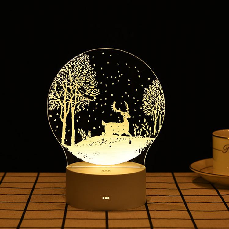 SOURCE Factory Cartoon Custom Creative Gift Touch Switch USB Night Light DIY Night Light Wholesale Gift