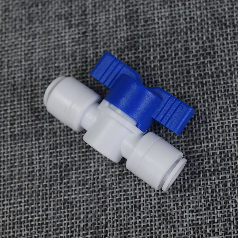 Ball Valve Water Purifier Sewage Outlet Anxing 2 Points Plastic Sewage Ball Valve 2 Points Quick Connection Switch