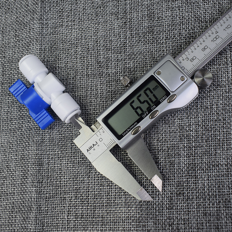 Ball Valve Water Purifier Sewage Outlet Anxing 2 Points Plastic Sewage Ball Valve 2 Points Quick Connection Switch