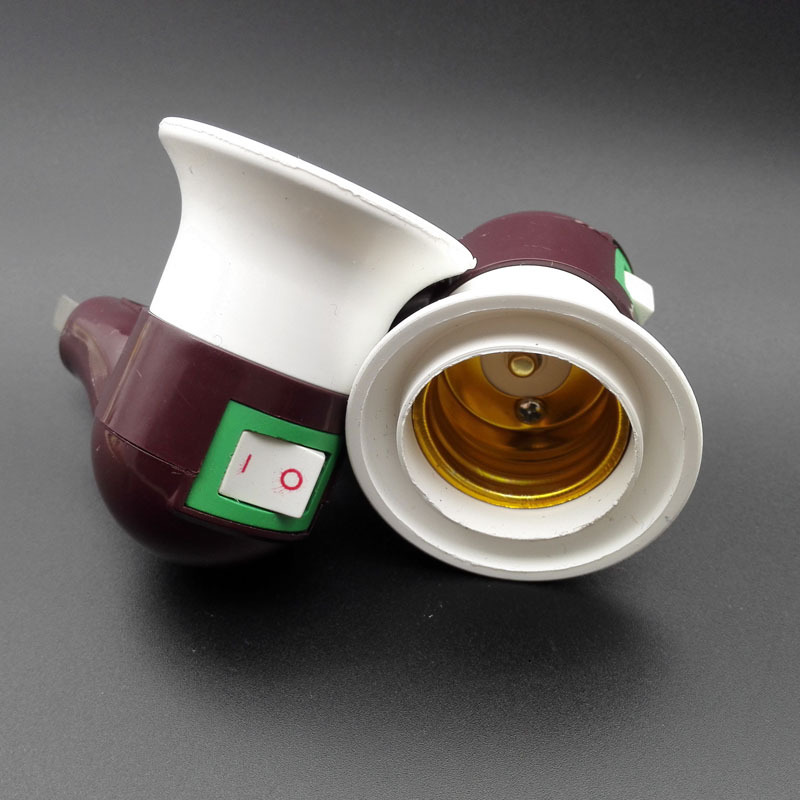 1.2.2 Yuan Yuan Yuan Wholesale Shop D1914 with switch Plug Wall Socket Screw lamp holder 2 Yuan Yuan wholesale shop