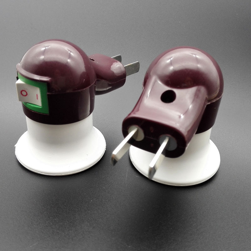 1.2.2 Yuan Yuan Yuan Wholesale Shop D1914 with switch Plug Wall Socket Screw lamp holder 2 Yuan Yuan wholesale shop