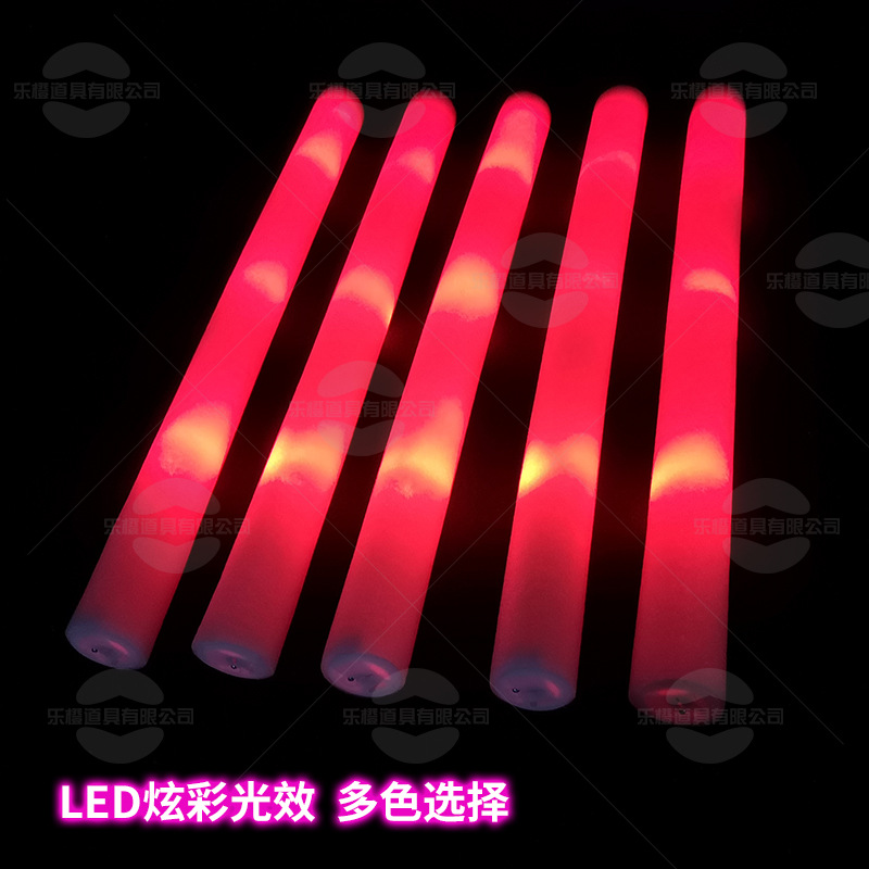 Foam Light Stick Led Switch Colorful Sponge Stick Concert Lantern Stick Bar KTV Atmosphere Interactive Glow Stick