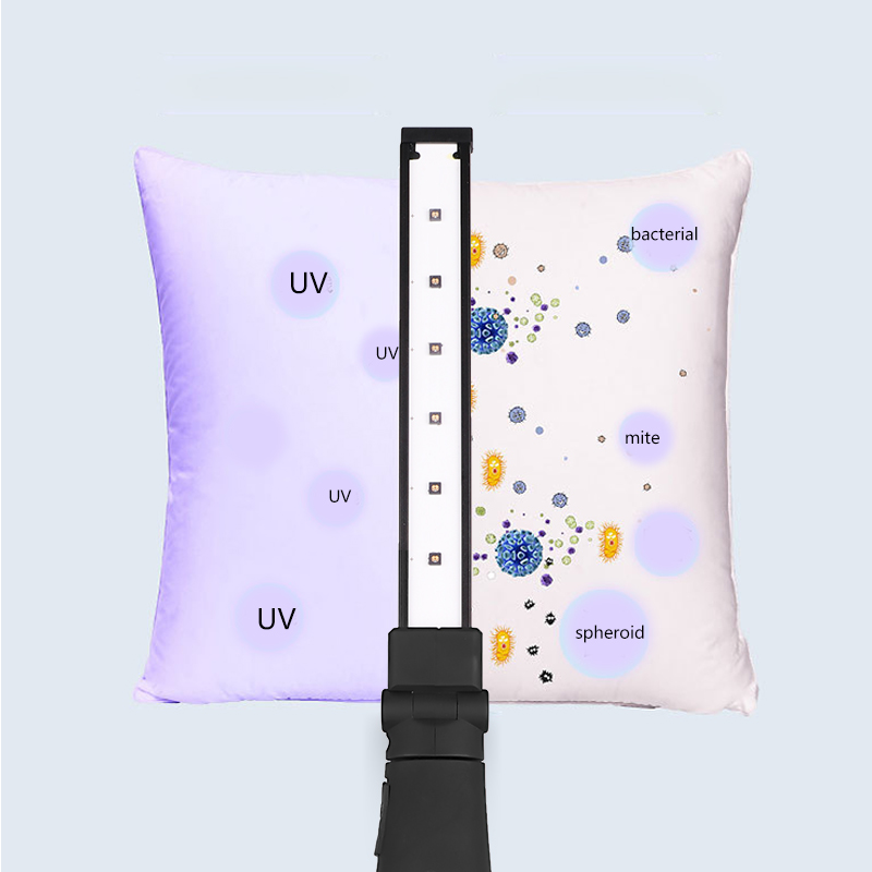 Cross-border UVC strong light working lamp built-in battery USB charging foldable working lamp including magnet rotary switch