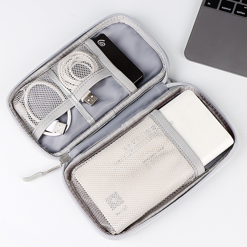 Digital Accessories Data Cable U USB Shield Earphone Box Mobile Power Hard Disk Protection Covers Shell Switch Storage Bag