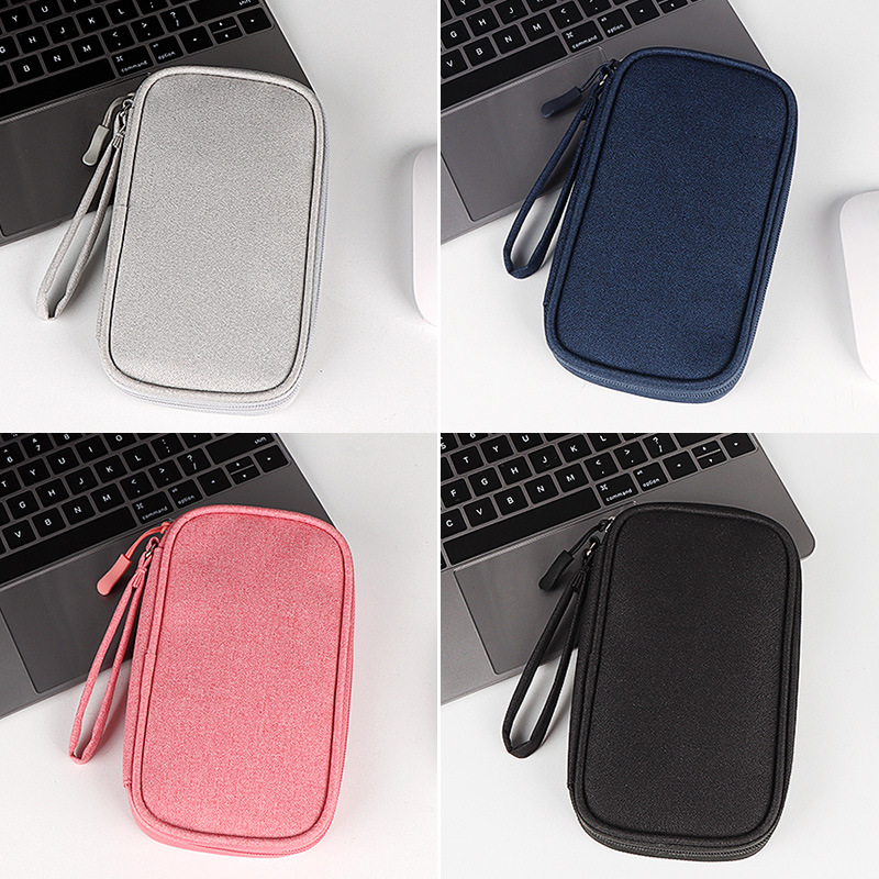 Digital Accessories Data Cable U USB Shield Earphone Box Mobile Power Hard Disk Protection Covers Shell Switch Storage Bag