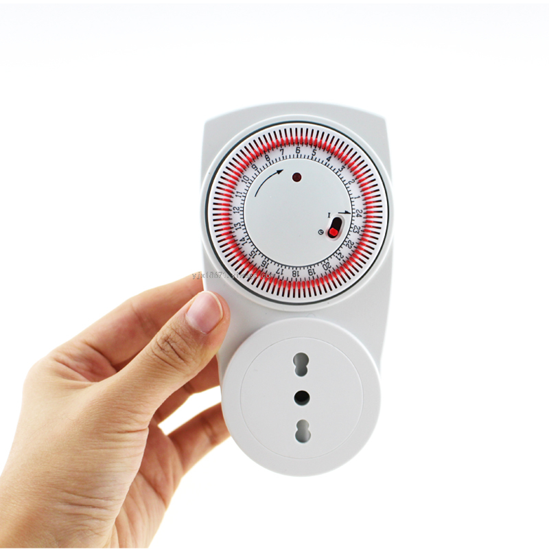 24-Hour Italian Mechanical Timer Household Intelligent Timing Switch Socket Currently Available