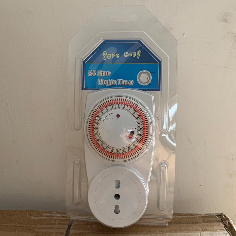 24-Hour Italian Mechanical Timer Household Intelligent Timing Switch Socket Currently Available