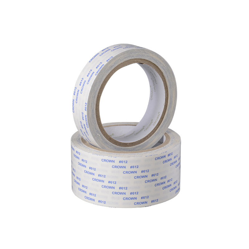 Crown Ds611 Double-Sided Adhesive High Strength Tissue Paper Adhesive Tape Plastic Box Adhesive Film Switch Crown Adhesive