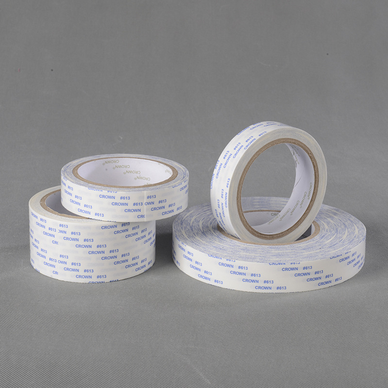 Crown Ds611 Double-Sided Adhesive High Strength Tissue Paper Adhesive Tape Plastic Box Adhesive Film Switch Crown Adhesive