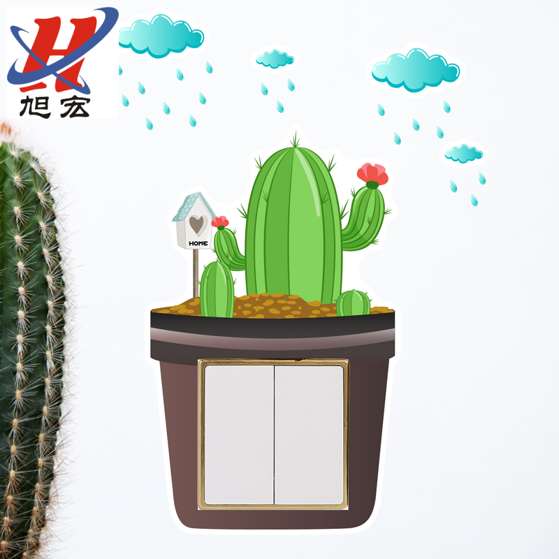 Switch Sticker Switch Cover  Socket Wall Sticker Switch Decoration Luminous Stickers Decoration Set Can Be Customized