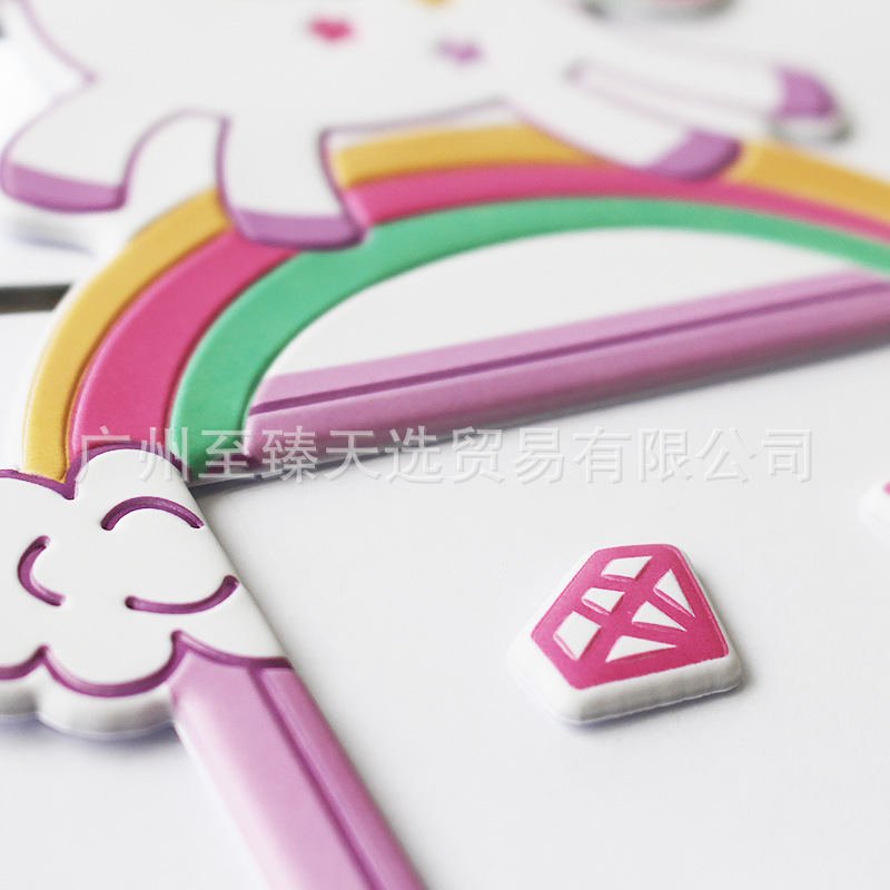 Creative Cartoon Animal Ins Style Wall Sticker Soft Glue Luminous 3D Stereo Switch Sticker Socket Protection Cover Decoration Set