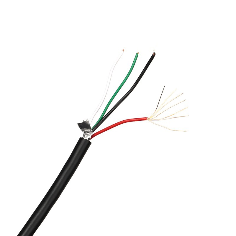 USB to Android Charging Cable Android Mike Plug Power Cord Three-Core 501 Switch Electrical Wire DC Cable