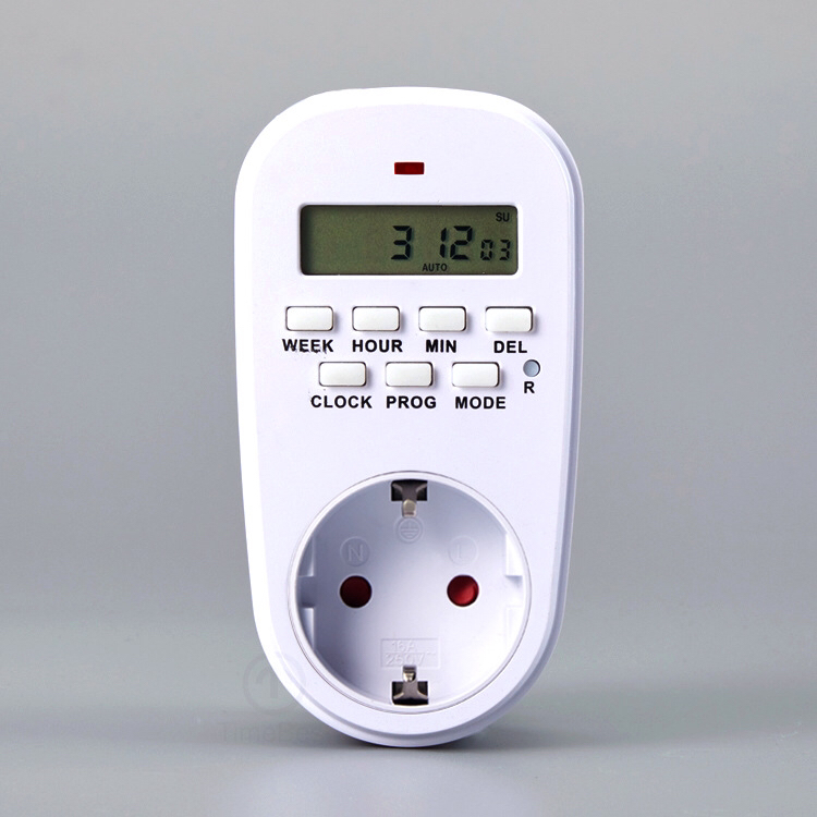 Timing Socket European-Standard Digital Timer 7-Day Timing Programming Socket LCD Display Timer Switch Manufacturer