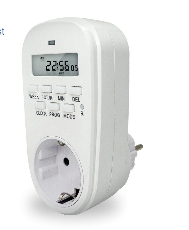 Timing Socket European-Standard Digital Timer 7-Day Timing Programming Socket LCD Display Timer Switch Manufacturer