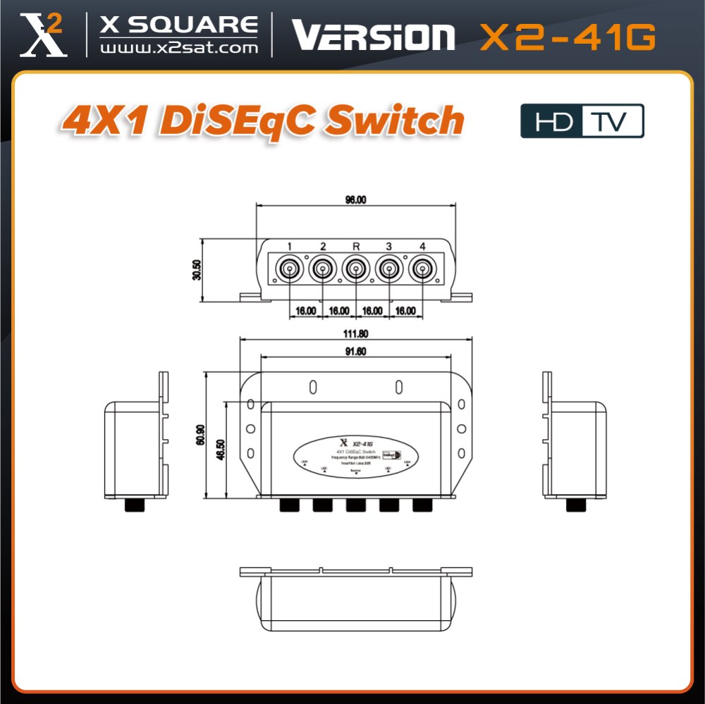 4X1 DISEQC SWITCH SAME QUALITY