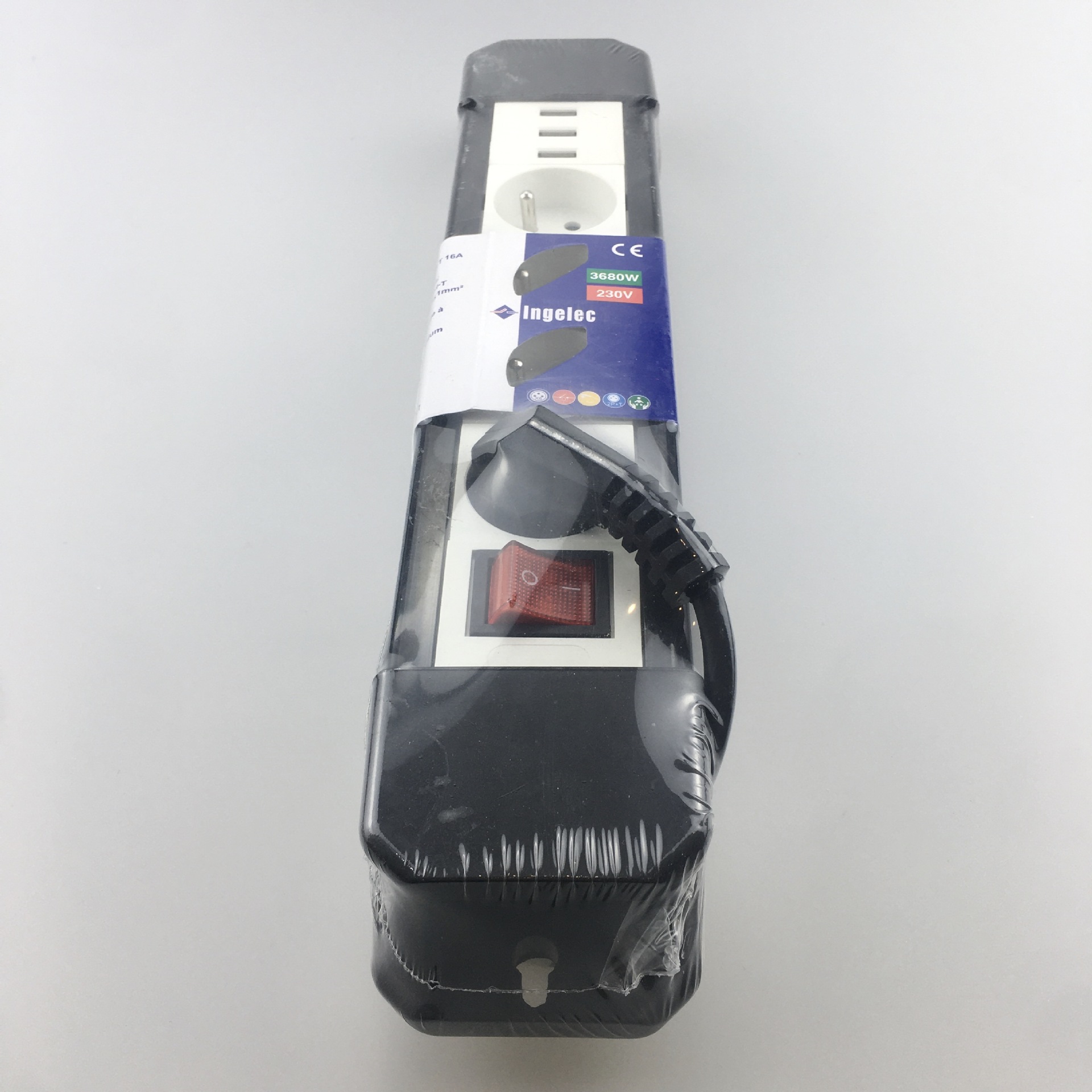 Power Strip Power Strip 3usb Socket French Socket European Standard French Standard Socket with Switch 1.5 M Patch Board