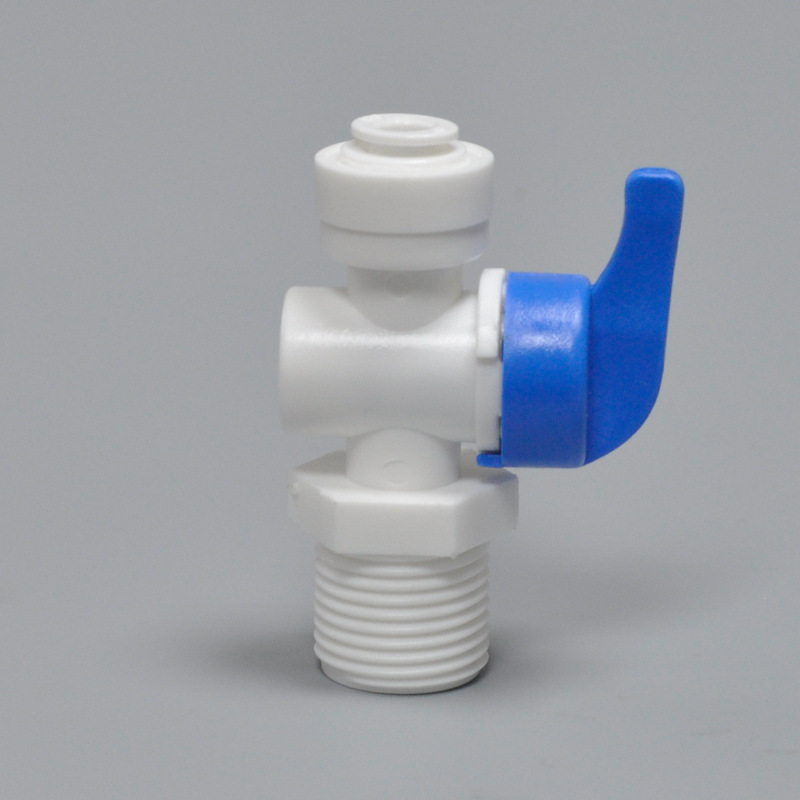 TwoPoint Ball Valve Water Purifier Accessories 4Point Outer Teeth Turn 2Point Switch Connector Angle Valve Converter