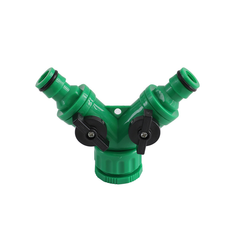 Faucet Shunt with Switch with Valve Three-Way Y-Type Double Nipple One Divided into Two Nipple Connector 4 Points/6 Points