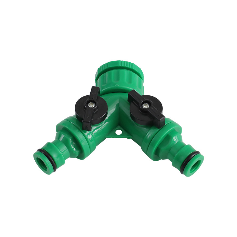 Faucet Shunt with Switch with Valve Three-Way Y-Type Double Nipple One Divided into Two Nipple Connector 4 Points/6 Points