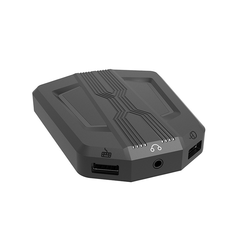 Gaming Keyboard and Mouse Converter PS4/Switch/Xbox Host Accessories Gamepad Audio Keyboard and Mouse Converter