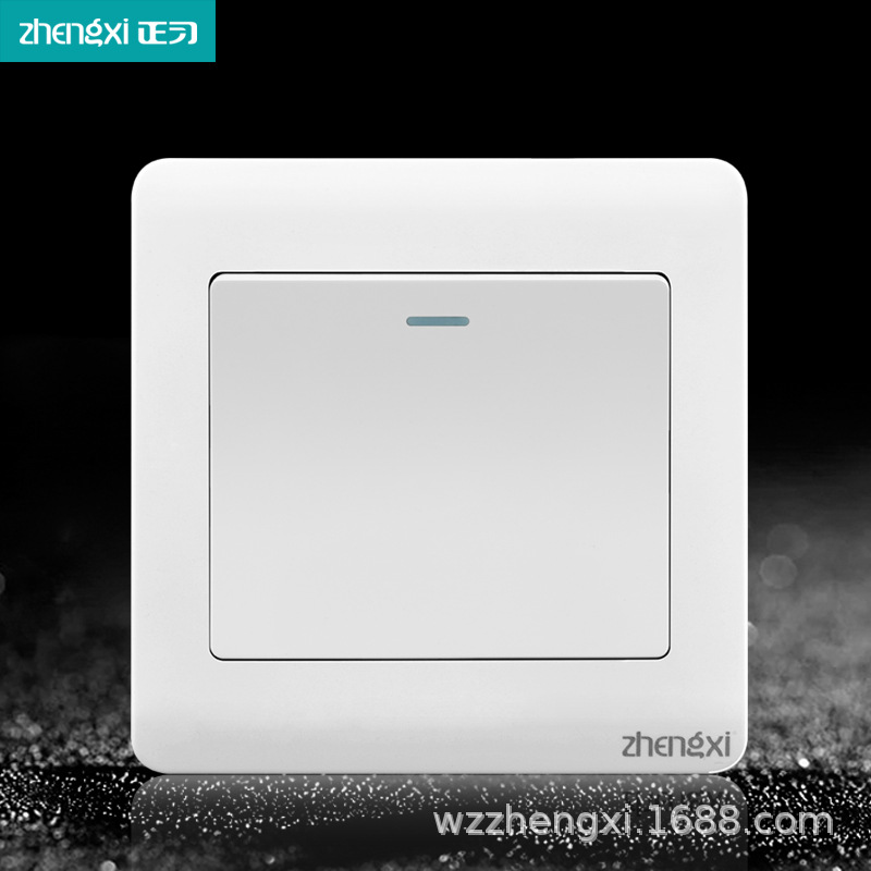 Switch Panel Golden 5-Hole Socket 86-Type Concealed One-Opening Five-Hole Plug Panel Household 16A Wall Power Wholesale