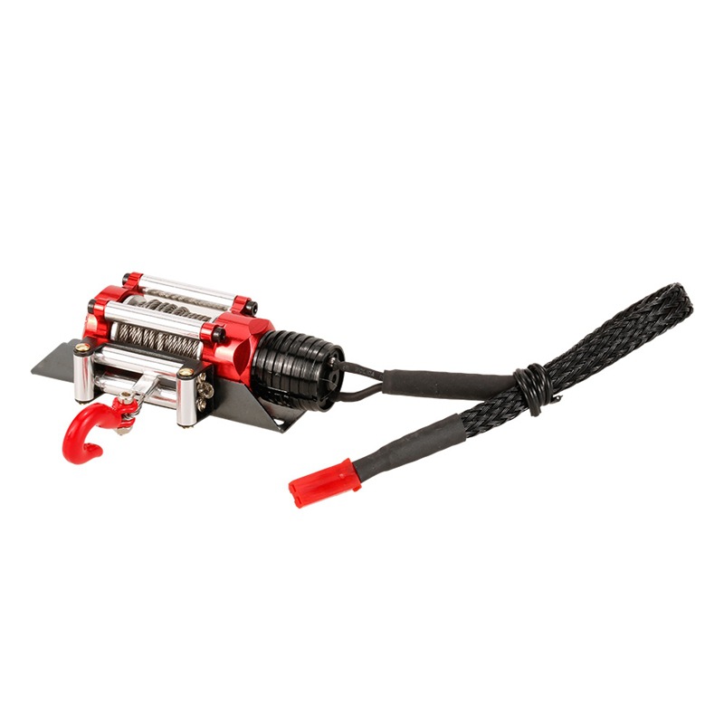 1/10 Simulated Climbing Car Winch Axial Scx10 RC4WD D90 Electric Metal Winch with Switch