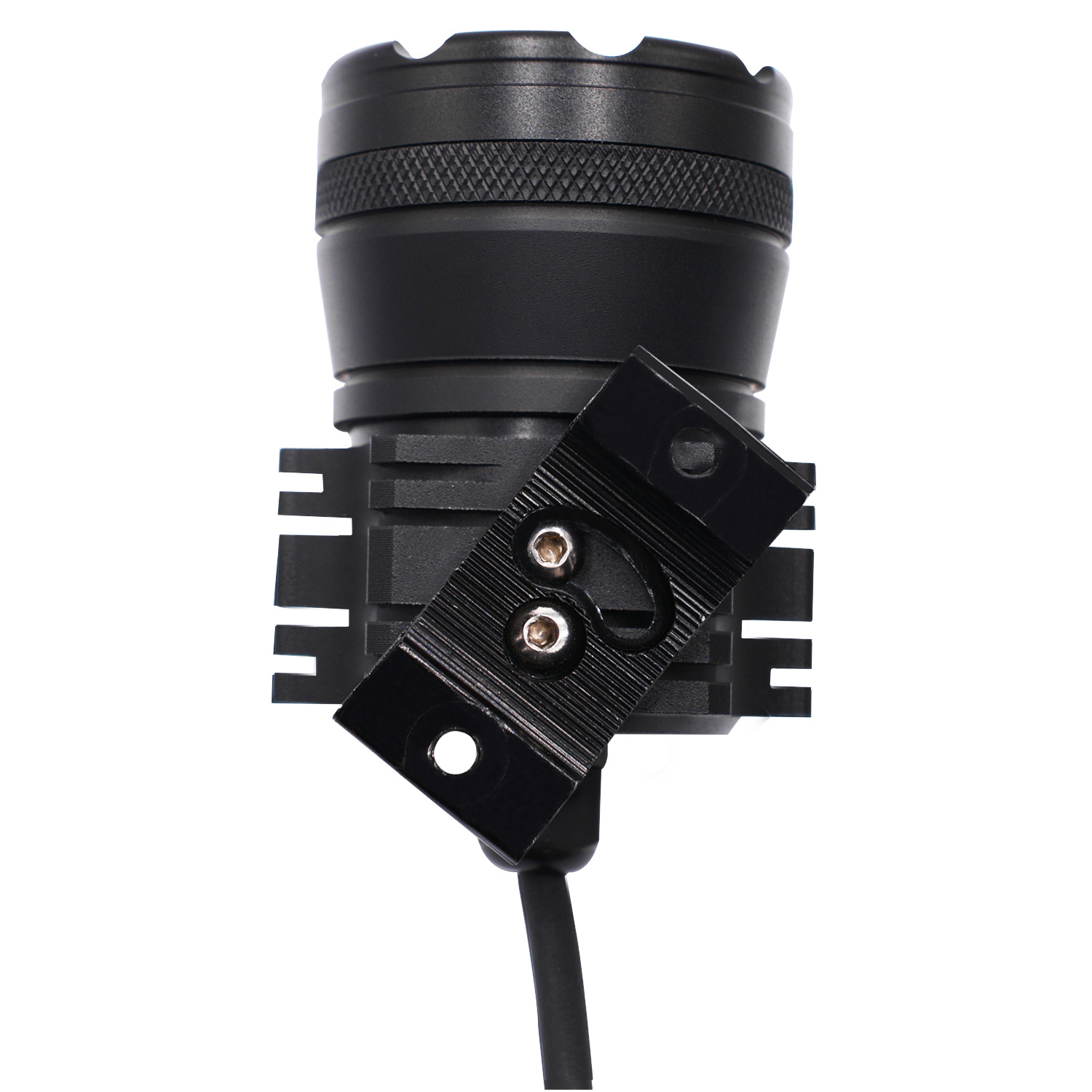 Constant Bright Flashing Waterproof Nine Lamp Beads Aluminum Alloy LED Headlight Headlamp with Wiring Harness Switch
