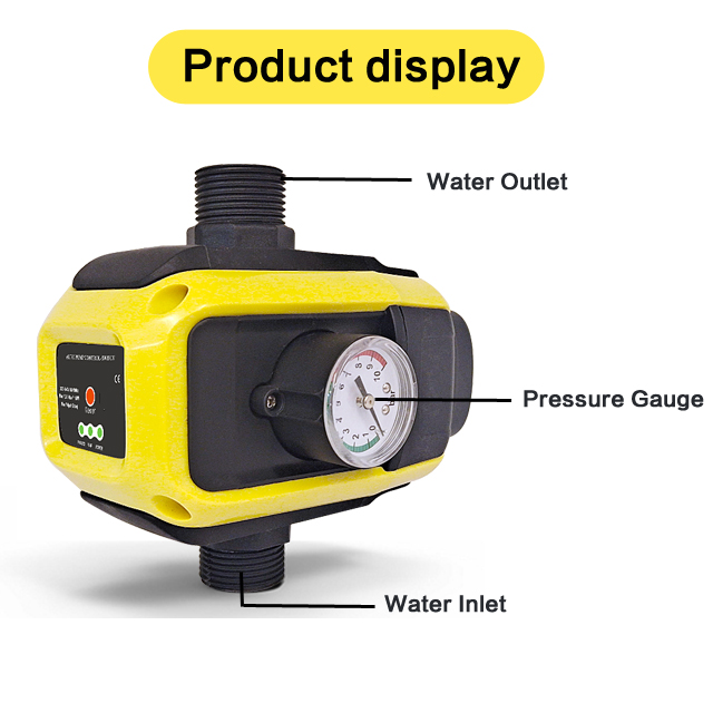 Factory direct sell wholesale automatic water pump pressure controller electronic adjustable switch home pump accessory